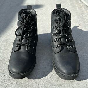 Cole Haan black waterproof boots